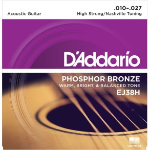 D'Addario EJ38H, 010-027 Nashville Tuning